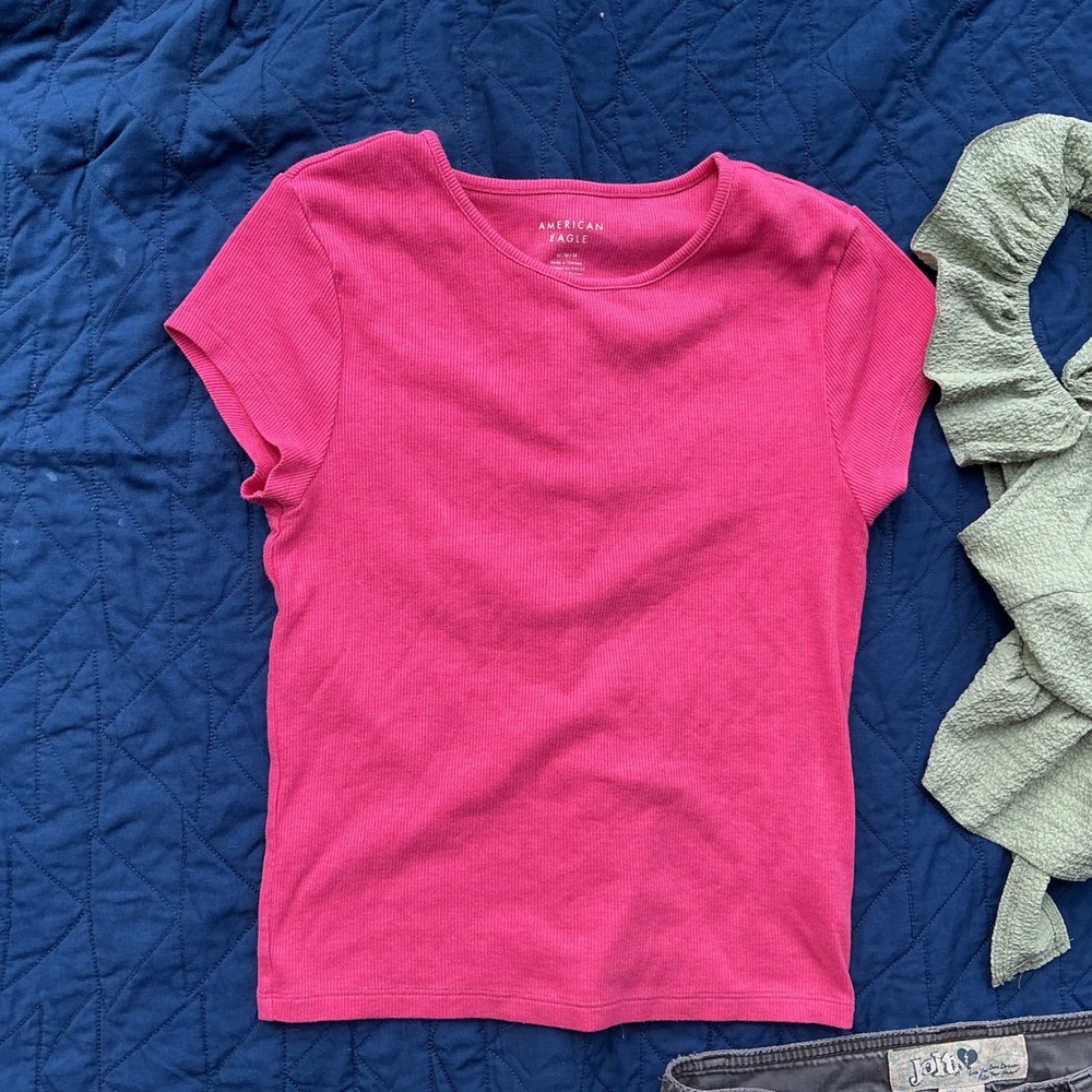 American Eagle & Jolt Bundle Women shorts & 2 Summer Tops Distressed - Picture 5 of 13